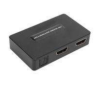 ASHATA Estrattore Audio HDMI Convertitore 4K 30Hz, HDMI a HDMI Bluetooth SPDIF 3,5 Mm Estrattore Audio Splitter Supporto Bluetooth 2.0CH 5.1CH, per Altoparlante PC Portatile