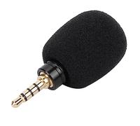 ASHATA EY630A Mini Microfono Jack da 3,5 Mm per Telefoni Cellulari, Tablet e Computer, Mini Microfono Stereo Omnidirezionale Leggero da 3,5 Mm (Spina mono diretta 3,5 quadripolare)