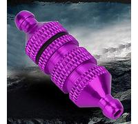 ASHATA Filtro Olio Combustibile per Auto RC, Parte Modello Motore in Lega di Alluminio per Auto Modello 1:8 1:10 (PURPLE)