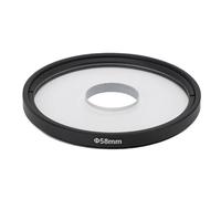 ASHATA Filtro Sfocatura del Bordo per Esposizione Centrale da 58 Mm, Filtro della Telecamera a Effetto Speciale a Strati Vetro Ottico con Effetto Sfocato per la Fotografia