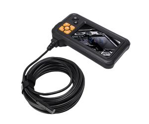 ASHATA Fotocamera boroscopio multiuso, schermo 1080P HD da 4,3", con LED, per spazi ristretti e applicazioni industriali (5 metri)