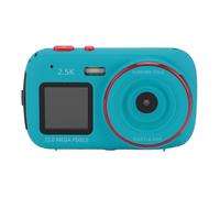 ASHATA Fotocamera digitale a doppio schermo, display a colori anteriore da 2,4 pollici, display posteriore da 1,54 pollici, fotocamera compatta da 72 MP con zoom digitale 16x, lettore MP3 per