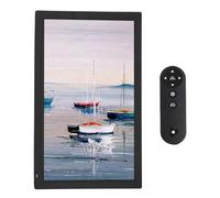 ASHATA Frame di Foto Digitale da 32 GB da 21,5 Pollici, 2,4 G 5 G Frame di Foto WiFi 1920x1080 Display FHD con Telecomando, Ruota Automatica a Parete Montata, Condividi Istantaneamente (EU)