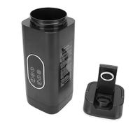 ASHATA Frullatore da Viaggio Portatile con Ricarica USB per Frullatore a 12 Lame per Ufficio Domestico all'aperto, Materiale ABS (BLACK)