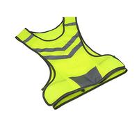 ASHATA Gilet di Sicurezza Fluorescente con Design a Tasche | Tessuto a rete confortevole, vestibilità personalizzata, adatto per ciclismo e corsa, alta visibilità