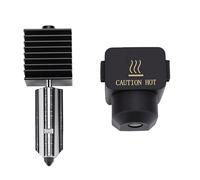 ASHATA Hotend Magnetico per Stampante 3D, Ugello in Acciaio Temprato da 0,4 Mm per A1 (1PC)