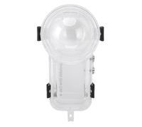 ASHATA Insta 3 6 0 X5 - Custodia per fotocamera panoramica, trasparente, 60 m, protezione subacquea con staffa, per prevenire la nebbia, per immersioni, surf e snorkeling