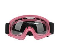 ASHATA Kids Dirt Bike Goggles, UV Shield, Adjustable Strap, for Off Road | Occhiali da corsa fuoristrada, guida all\'aperto per giovani, telaio flessibile, comfort in spugna