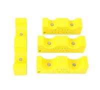 ASHATA Kit di 4 Pezzi di Distanziatori Magnetici per Condotti EMT per | Ausilio per l\'installazione del rack per condotti, forte presa del magnete, fascette in filo di acciaio, gancio incluso,