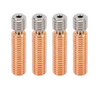 ASHATA Kit Heatbreak per Stampante 3D Resistente Alle Alte Temperature per Prestazioni Superiori - Confezione da 4 (per MK8)