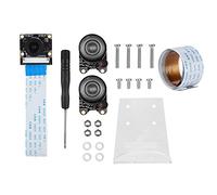 ASHATA Kit Modulo Telecamera per Raspberry Pi, Kit Modulo Telecamera per Visione Notturna a Infrarossi, 5MP Kit Telecamera Sensore OV5647 per Raspberry Pi 3B / 3B / 2B / B/ZERO 1.3 / ZERO W