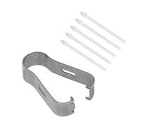 ASHATA Kit Punte di Ricambio per Penna Stilo Touch per Tab S6/S7/S7+/S6 Lite/Note10/Note 5G/Note10+/Note10+ 5G/Note20, Accurate Sensitive, Scratch (Confezione da 5)(Bianco)