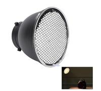 ASHATA Lampade per Diffusore per Diffusore del Riflettore Standard da 7 Pollici, Softbox per Fotografia con Interni Riflettenti D'argento, per la Luce del Flash Strobo Monte Mount