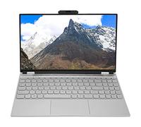ASHATA Laptop da 15,6 Pollici, PC Portatile Full HD, 2.4G 5G WiFi Quad Core Quad Thread 1920x1080 Computer Portatili Flip a 180 Gradi con Tastiera Retroilluminata (16G+1T Spina UE)