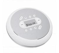 ASHATA Lettore CD Portatile con Cuffie, Lettore CD per Auto e Casa, Protezione Anti-salto di 60 Secondi, Ingresso Aux da 3,5 Mm e modalità di Riproduzione Multiple, Supporta R RW MP3 WMA