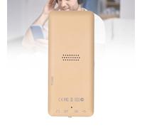 ASHATA Lettore musicale digitale portatile, schermo a colori da 1,8 pollici con Bluetooth 5.0 e 64 GB di memoria per registrazione vocale e intrattenimento (oro)