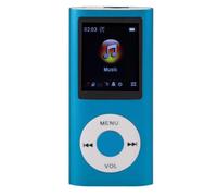 ASHATA Lettore musicale portatile compatto con più formati e autonomia di 8 ore per l'ascolto in movimento - Include cuffie e accessori (più una scheda da 8 GB)