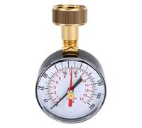 ASHATA Manometro per Acqua da 3/4 Pollici 0-200 Psi per Uso in Giardino | Quadrante da 60 mm, letture della barra PSI a doppia scala, connessione in ottone, monitor per l\'irrigazione esterna,