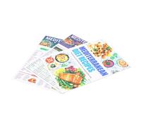 ASHATA Mediterranean Diet Food Chart, Guida per Principianti, 9 Pezzi Piano