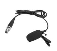 ASHATA Microfono Lavalier da Bavero, Microfono a Condensatore Unidirezionale con su Lavalier con Cavo XLR a 3 Pin, per Performance Vocali, Registrazione Sul Palco, DJ, MC