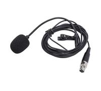 ASHATA Microfono Lavalier Omnidirezionale, Kit Completo per Registrazione Video Interviste Podcasting