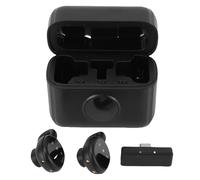 ASHATA Microfono Lavalier Wireless, Microfono Mini con Custodia di Ricarica, Microfono da Bavero Wireless con Riduzione Attiva del Rumore 2.4G per Creatori di Contenuti Podcast