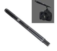 ASHATA Microfono per Interviste Portatile 2.4G, Microfono per Reporter con Fotocamera per Registrazione Vocale, Microfono per Voce Ad Alta sensibilità per Smartphone Laptop con