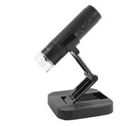 ASHATA Microscopio Digitale, Lente d'ingrandimento per Fotocamera Microscopio a Moneta USB HD 1080P Wireless 50X 1000X, Supporto Regolabile con 8 Luci LED, Portatile per Telefono Tablet PC