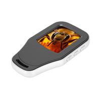 ASHATA Microscopio Digitale Portatile Lente D'ingrandimento Portatile HD 2MP con Luce a LED per L'osservazione Collezione Didattica ABS