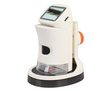 ASHATA Microscopio Portatile, Microscopio Tascabile HD 1000X con Schermo a Colori da 2 Pollici, Kit di Vetrini per Illuminato a LED per l'osservazione di Biologia Scientifica, a Moneta per Bambini