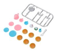 ASHATA Mini Casa delle Bambole Colazione Cibo Giocattoli Modello Realistico per per Bambini Decorazioni per Bambini Accessori da Cucina (Come mostrato in tutte le immagini)