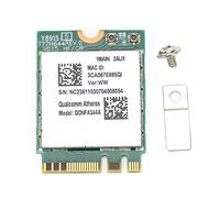 ASHATA Mini Scheda di Rete, Scheda di Rete Wireless Dual-Band da 1200 Mbps QCNFA344A WiFi per Modello con Chip Bluetooth Modulo Wireless con interfaccia NGFF M2 per Windows