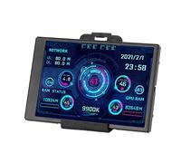 ASHATA Mini Schermo USB IPS da 3,5 Pollici, Schermo Mini PC CPU RAM HDD Display Temperatura Dati Display Case Computer, Rotazione 360 Gradi, Solo per Sistema Windows