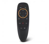 ASHATA Mini Tastiera Wireless Air Mouse, 2.4G Wireless Voice Airmouse Airmaus Telecomando Keyboard, Telecomando Portatile Air Mouse Keyboard con Giroscopio per TV/Set-Top Box/PC Nero
