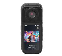 ASHATA Mini videocamera 1080P, action cam magnetica con audio e video, registrazione POV con un clic, videocamera portatile indossabile per ciclismo, viaggi, animali domestici, rotazione a 180 gradi