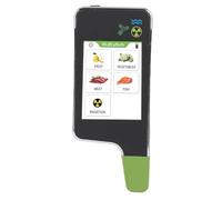 ASHATA Misuratore Geiger Digitale e Tester di Nitrato, Rilevamento Istantaneo delle Radiazioni per Carne, Pesce, Frutta, Verdura, Dimensioni Compatte, Opzioni di Ricarica Pratiche (BLACK)