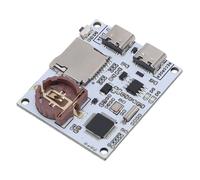 ASHATA Modulo registratore con porta seriale USB con impostazione dell'ora RTC, supporto per scheda di memoria integrato e pulsante di controllo, facile da usare