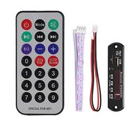 ASHATA Modulo Scheda di Decodifica,Bluetooth MP3 WMA WAV Ape Lossless Music Decoder Board Supporto Radio FM Lettura Disco USB,Supporto Memoria di Spegnimento,Telecomando a Infrarossi