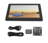 ASHATA Monitor Portatile, Monitor Touchscreen HD IPS da 10,1 Pollici con Ampia Visualizzazione, Monitor da Gioco Impermeabile IP65 per Viaggi in Ufficio a Casa, Display per Computer