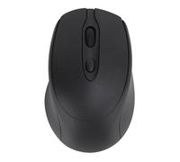 ASHATA Mouse wireless Bluetooth, mouse USB 2.4 G con 3 livelli regolabili 1600 DPI, BT5.0 2.4 G Dual Mode PC Mouse silenzioso ricaricabile per telefono portatile PC (nero)