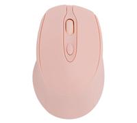 ASHATA Mouse wireless Bluetooth, mouse USB 2.4 G con 3 livelli regolabili 1600 DPI, BT5.0 2.4 G Dual Mode PC Mouse silenzioso ricaricabile per telefono, laptop, PC (rosa)