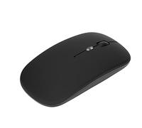 ASHATA Mouse Wireless, Mouse Ergonomico Sottile 2.4G, Luce Respiratoria a LED Portatile a Doppia modalità, Mouse con Batteria Ricaricabile da 500 mAh, Mouse Silenzioso per Ufficio DPI