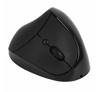 ASHATA Mouse wireless verticale ergonomico, mouse verticale con cavo USB ottico, mouse verticale destro di terza generazione, mouse per giochi per computer (nero)