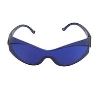 ASHATA Occhiali da Sole per la Ricerca di Palline da, Occhiali Sportivi con Lenti Blu, Montatura e Custodia Opache, da Sole Professionali per Driving Range Sui Campi da