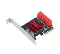 ASHATA PCIE a 3 Adattatore Scheda 6 Espansione Porta per la connettività del Dispositivo Avanzato Nelle Configurazioni PC (TXB113 Double riga)