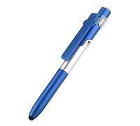 ASHATA Penna capacitiva, 4 in 1 Touch Screen Penne a Sfera capacitive con Luce a LED per Tablet, Penna Touch capacitiva Pieghevole Stilo/Supporto per Telefono Cellulare(Blu)