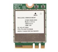 ASHATA per Scheda WiFi MT7922, Scheda Wireless WiFi 6E Modulo Wireless NFA765A, Adattatore di Rete BT5.3 2.4G 5G 6G 3 Bande 2400 Mbps per Laptop per 10 per 11