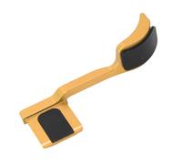 ASHATA Pollice in Metallo Grip per le Telecamere Q3, Supporto per il Pollice di Calda Guida in Lega di Alluminio, Design Ergonomico (GOLD)