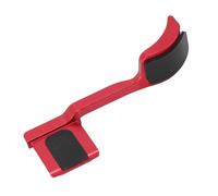 ASHATA Pollice in Metallo Grip per le Telecamere Q3, Supporto per il Pollice di Calda Guida in Lega di Alluminio, Design Ergonomico (rosso)