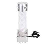 ASHATA, pompa di raffreddamento ad acqua anodo in alluminio per serbatoio pompa acqua 4 metri, accessori per computer PUB-FS6MB-24, per raffreddamento a computer(argento)